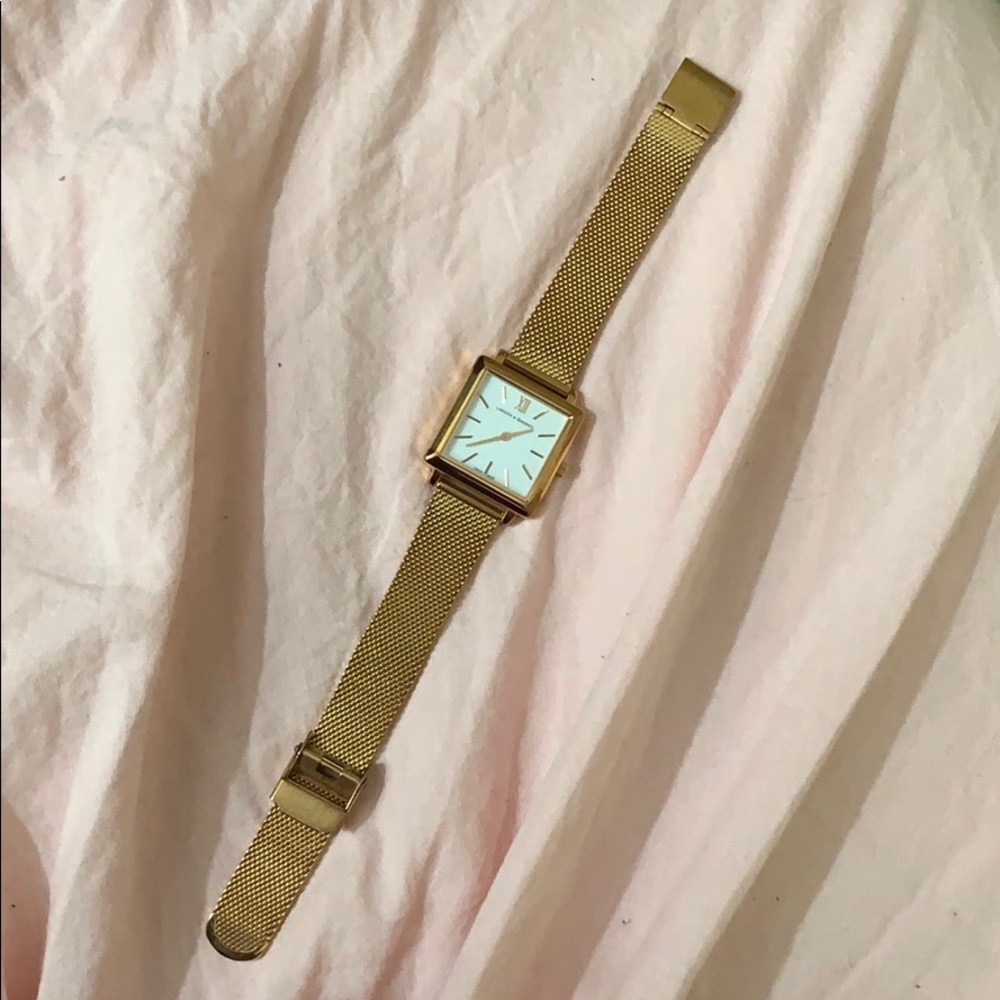 Rose gold Larson & Jennings watch